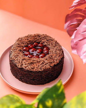 Close-up of a Schwarzwaelder Kirschtorte (Black Forest cake Stock Photo -  Alamy