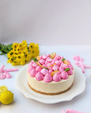 Raspberry White Chocolate Cheesecake